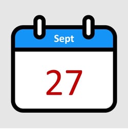 Sept 27 Sept 27